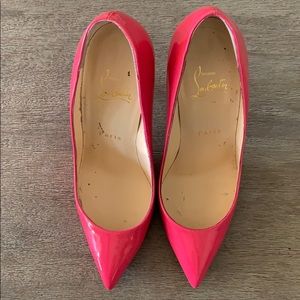 Christian Louboutin 36.5 pink pumps, barely worn